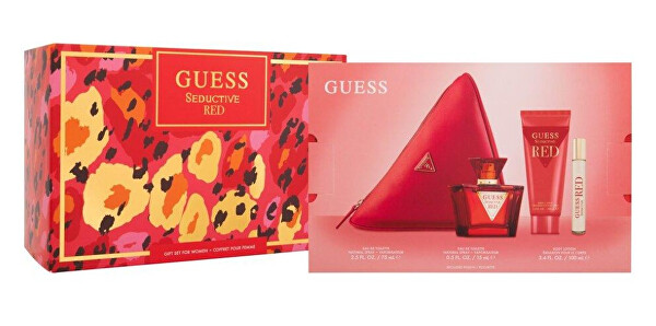 Seductive Red - EDT 75 ml + EDT 15 ml + tělové mléko 100 ml + taštička