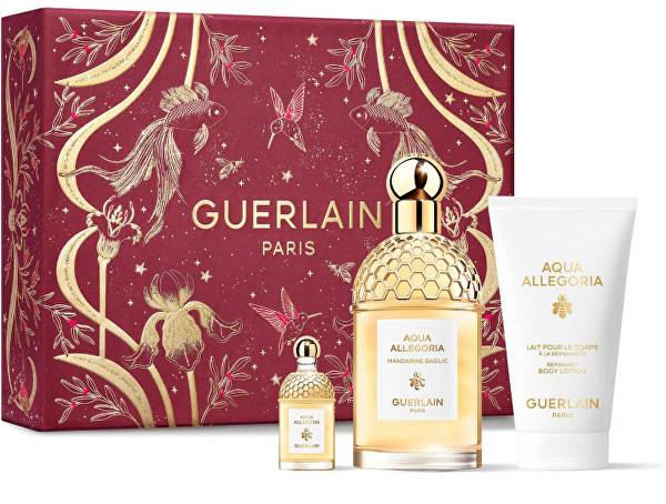 Aqua Allegoria Mandarine Basilic - EDT 125 ml + tělové mléko 75 ml + EDT 7,5 ml