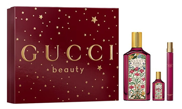 Flora By Gucci Gorgeous Gardenia Intense - EDP 100 ml + EDP 10 ml + EDP 5 ml