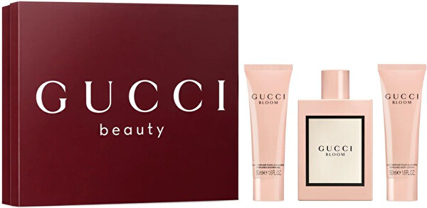 Gucci Bloom - EDP 100 ml + tělové mléko 50 ml + sprchový gel 50 ml