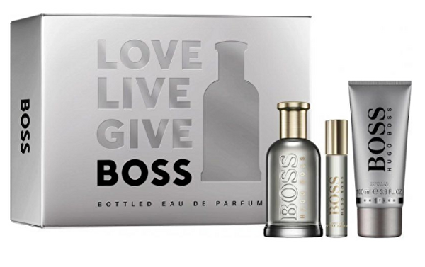 Boss Bottled - EDP 100 ml + sprchový gel 100 ml + EDP 10 ml