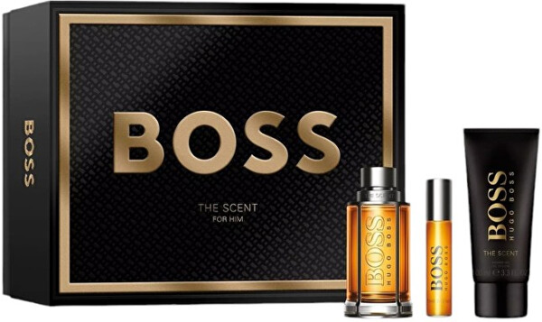 Boss The Scent - EDT 100 ml + sprchový gel 100 ml + EDT 10 ml