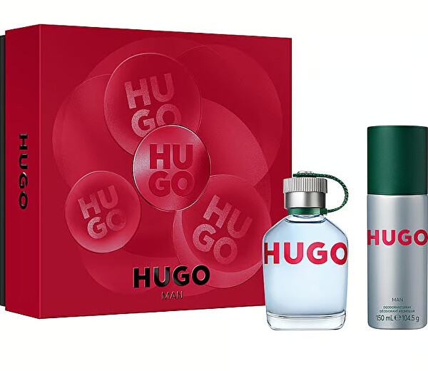 Hugo Man - EDT 75 ml + deodorant ve spreji 150 ml
