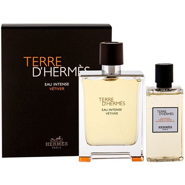 Terre D`Hermes Eau Intense Vetiver - EDP 100 ml + sprchový gel 80 ml