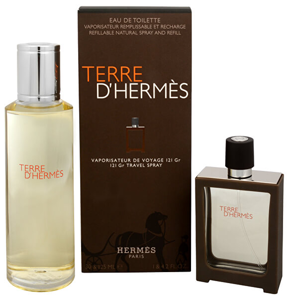 Terre D´ Hermes - EDT 30 ml (ricaricabile) + EDT 125 ml (ricarica)