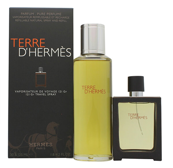 Terre D` Hermes - EDP 30 ml (nachfüllbar) + Nachfüllung 125 ml