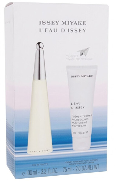 L´Eau D´Issey - EDT 100 ml + tělové mléko 75 ml