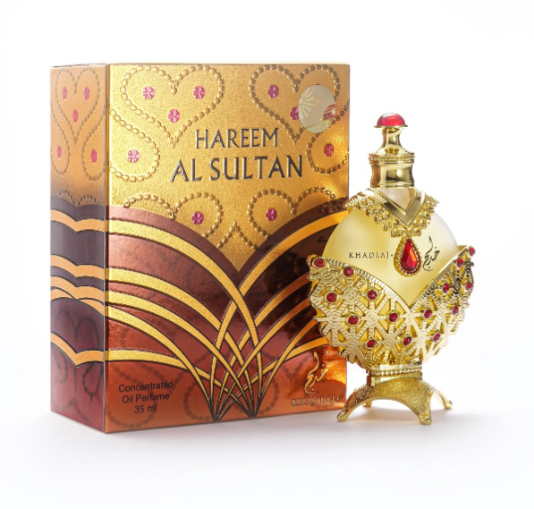 SLEVA - Hareem Sultan Gold - koncentrovaný parfémovaný olej bez alkoholu - bez celofánu, chybí cca 1 ml