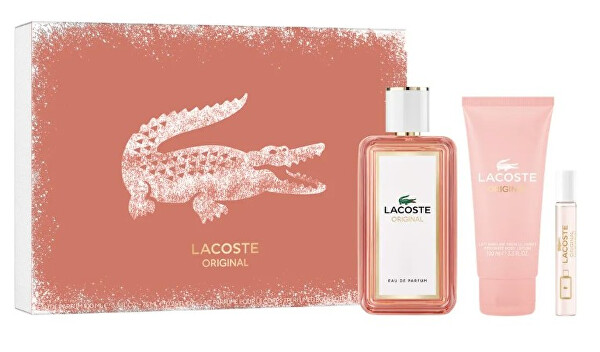 Lacoste Original Pour Femme - EDP 100 ml + loțiune de corp 100 ml + EDP 7,5 ml