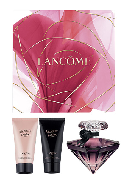 La Nuit Trésor - EDP 50 ml + tělové mléko 50 ml + sprchový gel 50 ml