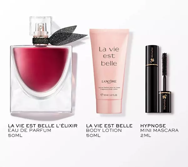 La Vie Est Belle L`Elixir - EDP 50 ml + tělové mléko 50 ml + řasenka 2 ml