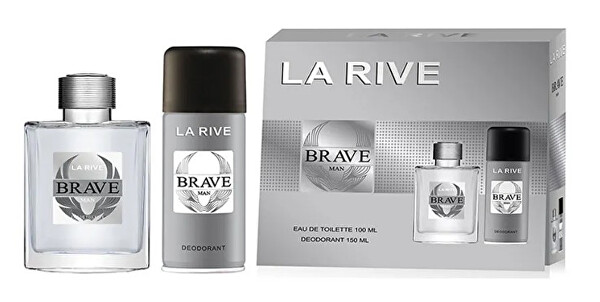 Brave Man - EDT 100 ml + deodorant ve spreji 150 ml