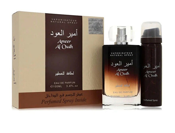 ZĽAVA - Ameer Al Oudh - EDP 100 ml + deodorant ve spreji 50 ml - poškodený celofán