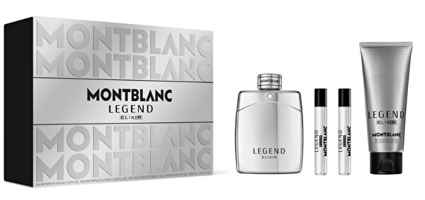 Legend Elixir - parfém 100 ml + sprchový gel 100 ml + parfém 2 x 7,5 ml