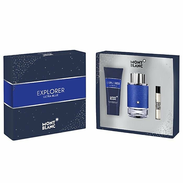 Explorer Ultra Blue - EDP 100 ml + sprchový gel 100 ml + EDP 7,5 ml