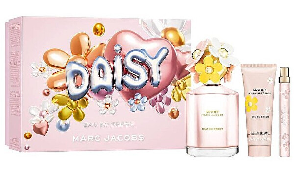 Daisy Eau So Fresh - EDT 125 ml + tělové mléko 75 ml + EDT 10 ml