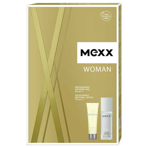 SLEVA - Woman - deodorant s rozprašovačem 75 ml + sprchový gel 50 ml - poškozený obal