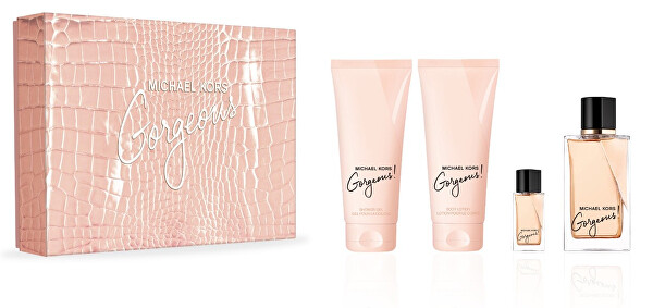 Gorgeous - EDP 100 ml + tělové mléko 100 ml + sprchový gel 100 ml + EDP 5 ml