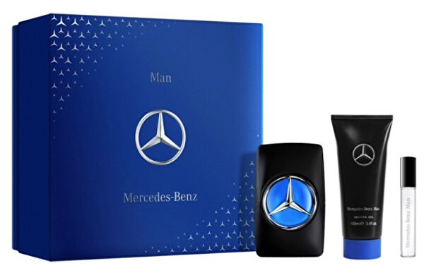 Mercedes-Benz Man - EDT 100 ml + sprchový gel 100 ml + EDT 10 ml