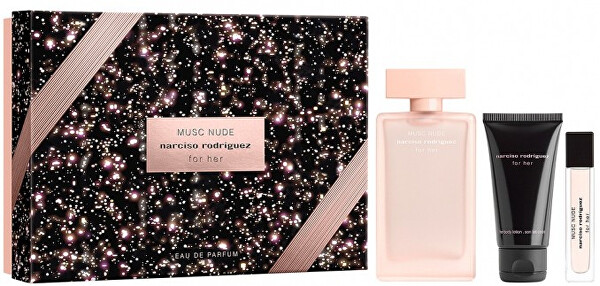 For Her Musc Nude - EDP 100 ml + tělové mléko 50 ml + EDP 10 ml