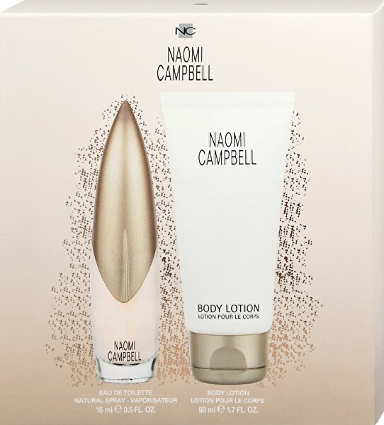 Naomi Campbell – EDT 15 ml + telové mlieko 50 ml