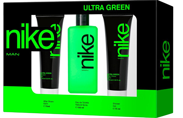 Ultra Green Man - EDT 100 ml + Duschgel 75 ml + Aftershave-Balsam 75 ml