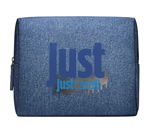 Just Cavalli Him - EDT 90 ml + sprchový gel 100 ml + EDT 15 ml + kosmetická taška