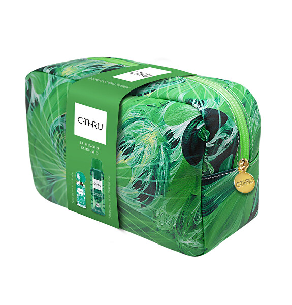 Luminous Emerald - EDT 30 ml + deodorant ve spreji 150 ml + kosmetická taštička