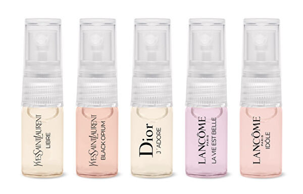 Set de parfumuri franțuzești "Bonjour Paris" pentru femei - Lancome, Dior & Yves Saint Laurent
