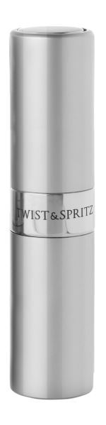 Twist & Spritz - Nachfüllbares Parfümsprühgerät 8 ml (Silber)