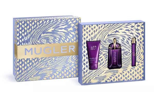 Alien - EDP 60 ml (plnitelná) + EDP 10 ml (plnitelná) + tělové mléko 50 ml