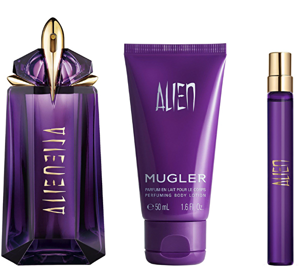 Alien - EDP 90 ml (plnitelná) + tělové mléko 50 ml + EDP 10 ml