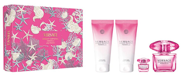 Bright Crystal Absolu - EDP 90 ml + tělové mléko 100 ml + sprchový gel 100 ml + EDP 5 ml