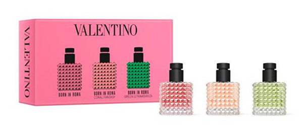 Mini sada Valentino Donna Born In Roma - EDP 3 x 6 ml