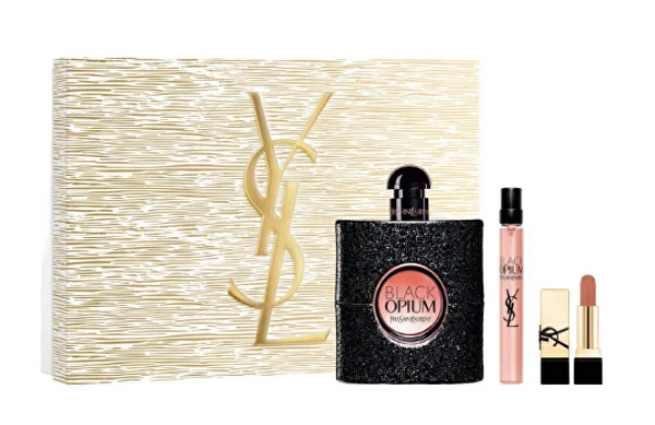 Black Opium - EDP 90 ml + rtěnka 1,3 g + EDP 10 ml