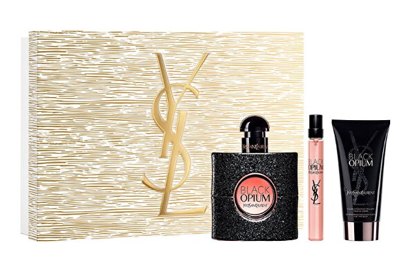 Black Opium - EDP 50 ml + tělové mléko 50 ml + EDP 10 ml