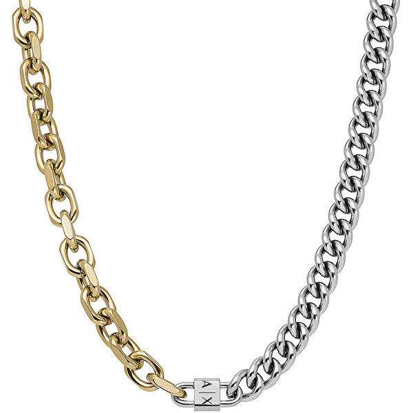 Modische Bicolor-Halskette für Herren AXG0113710