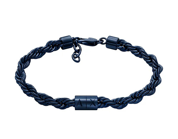 Stylový pánský pozlacený náramek z oceli AXG0165470