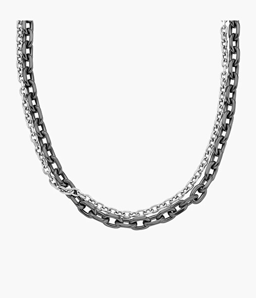 Dvojitý ocelový náhrdelník pro muže AXG0159060