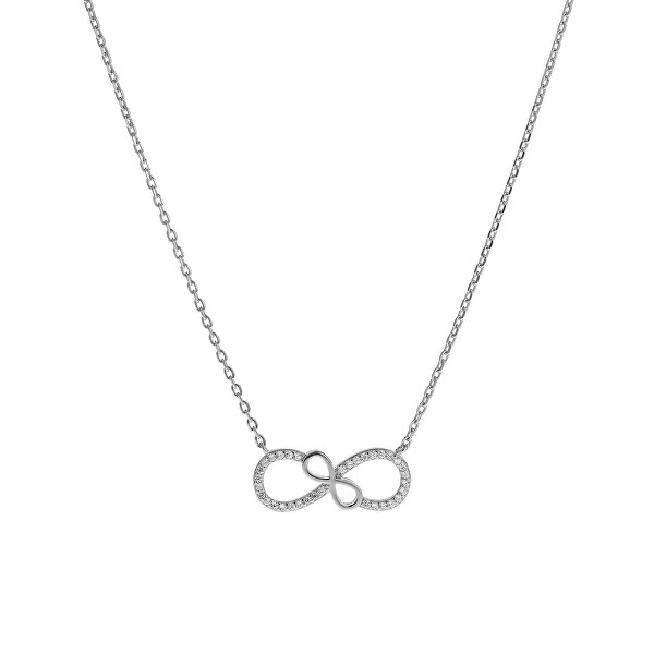 Oblíbený stříbrný náhrdelník Nekonečno AJNA0032