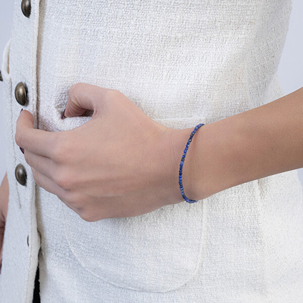 Minerální náramek z lapis lazuli AJKNR015