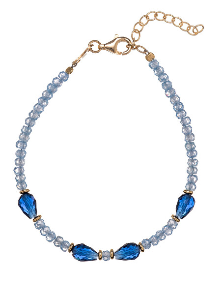 Blyštivý náramek s krystaly a zirkony AL5222.01.000