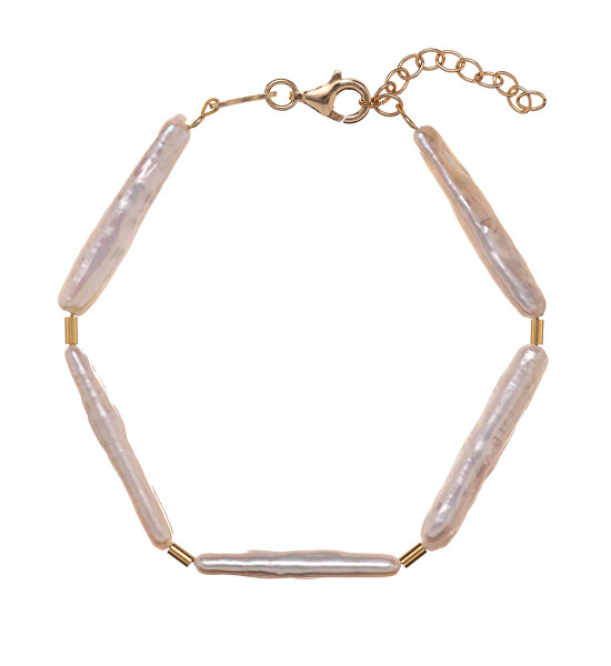 Jedinečný náramek z pravých barokních perel AL5105.01.000