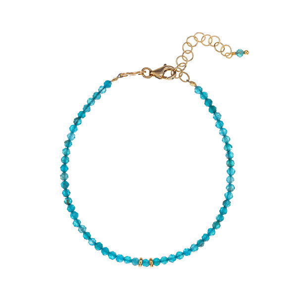 Bracciale con perle di apatite AL1631-Oro-Apatite