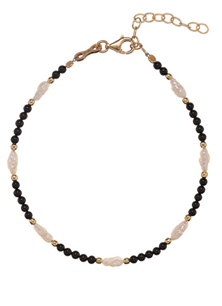 Luxusní náramek s pravými perlami a achátem AL5252.01.000