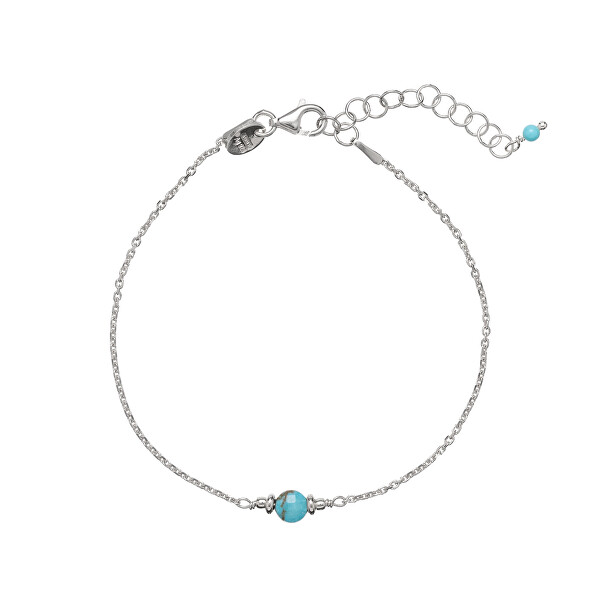 Zartes Silberarmband mit Türkis AL3869-Argento-Turchese