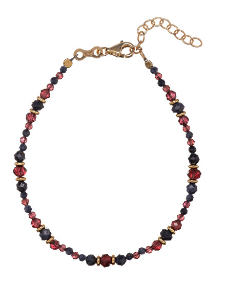 Okouzlující náramek s granáty a safíry AL5229.01.000