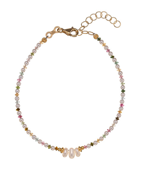 Perlový náramek s barevnými korálky turmalínu AL4659.01.000