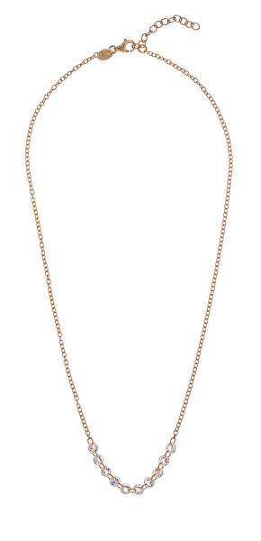 Pozlacený dámský náhrdelník se zirkony AL5054.01.000