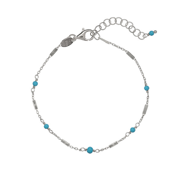 Bracciale in argento con turchese AL3246-Argento-Turchese